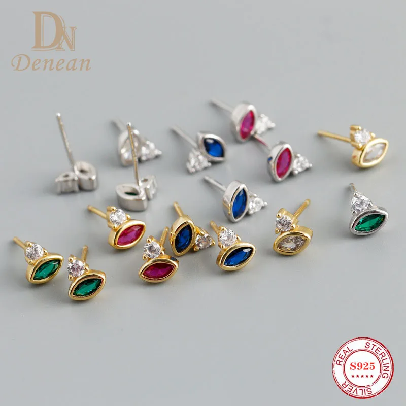 Denean S925 Sterling Silver Fashion Creative Colors Horse Eye Earrings Simple Ear Stud For Women Wedding Fine Jewelry Accessorie
Denean S925 Sterling Silver Fashion Creative Colors Horse Eye Earrings Simple Ear Stud For Women Wedding Fine Jewelry Accessorie