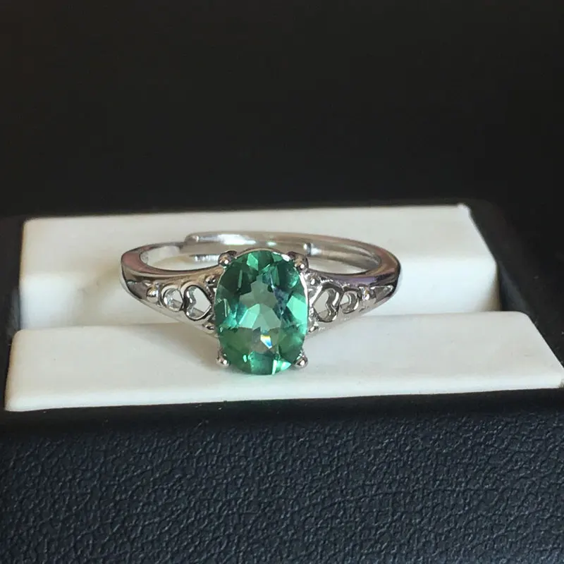 CSJ Real Green Quartz Ring Sterling 925 Silver for Women Lady Fine Jewelry Wedding Engagement for women with box
CSJ Real Green Quartz Ring Sterling 925 Silver for Women Lady Fine Jewelry Wedding Engagement for women with box