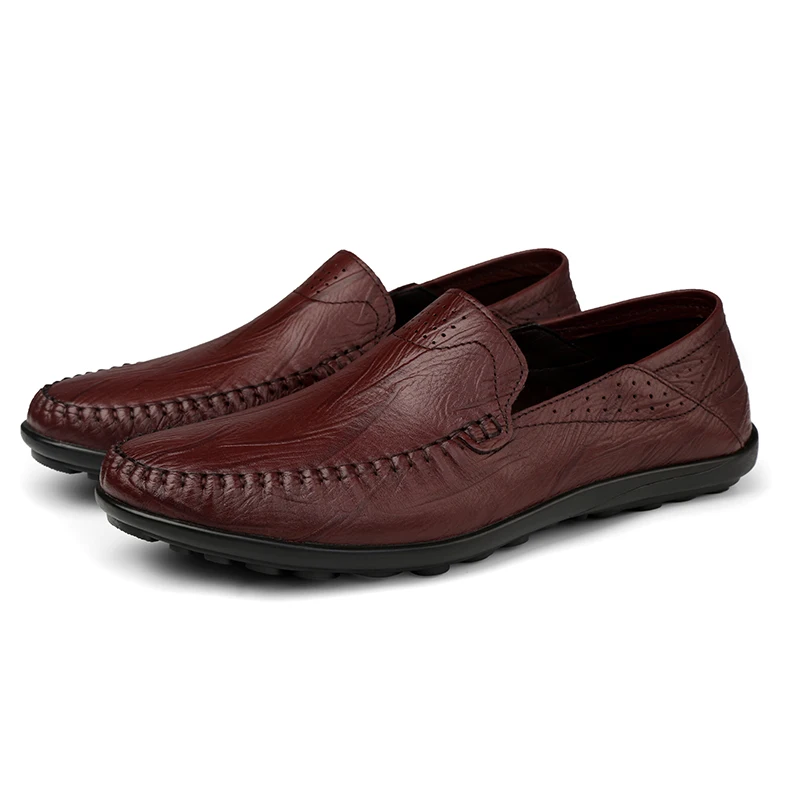 2021 Summer Luxury Genuine Leather MenCasual Slip on Formal Loafers Men Moccasins Italian Black brown Male Driving Shoes
2021 Summer Luxury Genuine Leather MenCasual Slip on Formal Loafers Men Moccasins Italian Black brown Male Driving Shoes