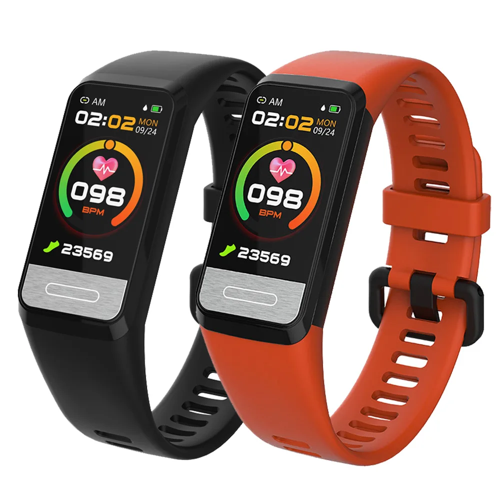 ECG PPG Smart Band 1.14" Color Screen Heart Rate Blood Pressure Monitoring Wristbands Fitness Tracker Waterproof Bracelet
ECG PPG Smart Band 1.14" Color Screen Heart Rate Blood Pressure Monitoring Wristbands Fitness Tracker Waterproof Bracelet