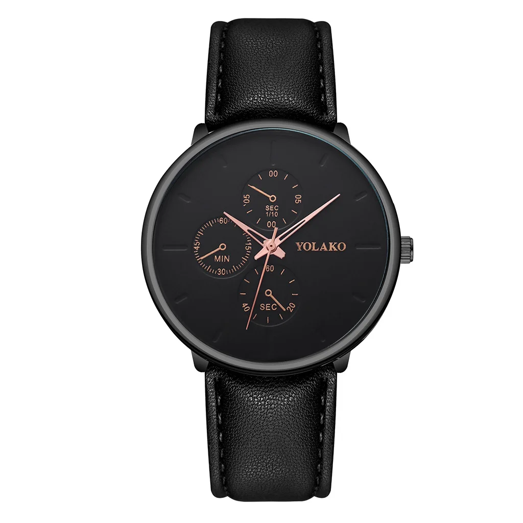 New fashion watch casual men's belt watch fashion fake three-eye three-needle quartz watch
New fashion watch casual men's belt watch fashion fake three-eye three-needle quartz watch