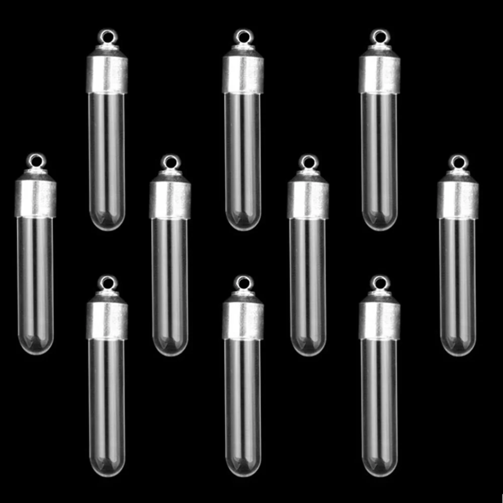 10pcs Round Base Tube Shaped Mini Glass Wish Bottles Jars with Cap (Transparent)
10pcs Round Base Tube Shaped Mini Glass Wish Bottles Jars with Cap (Transparent)