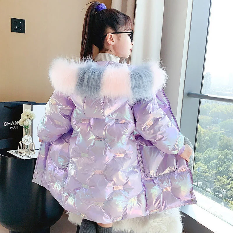 Girls Clothes Clothing Winter Warm Hooded Kids Jacket Parka Faux Fur Coat Children Waterproof Snowsuit Thicken Bright Outwear
Girls Clothes Clothing Winter Warm Hooded Kids Jacket Parka Faux Fur Coat Children Waterproof Snowsuit Thicken Bright Outwear