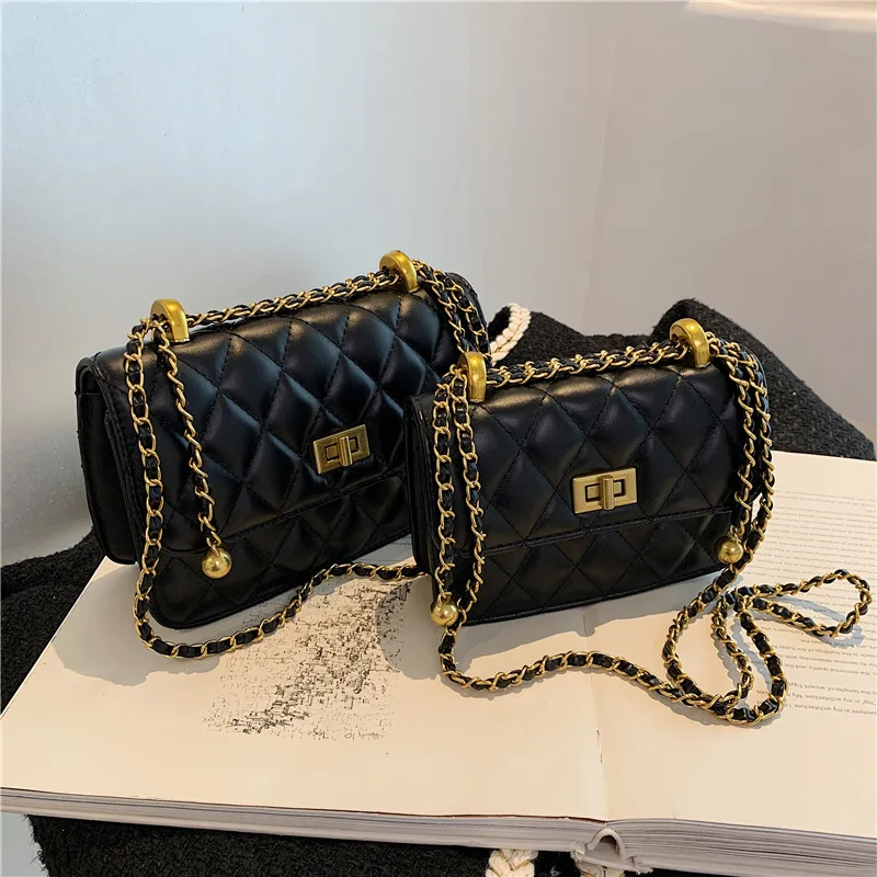 2021New Fashion Chain Rhombic Lattice Messenger Small Square Bag Crossbody Bags for Women Purses and Handbag Luxury Designer
2021New Fashion Chain Rhombic Lattice Messenger Small Square Bag Crossbody Bags for Women Purses and Handbag Luxury Designer