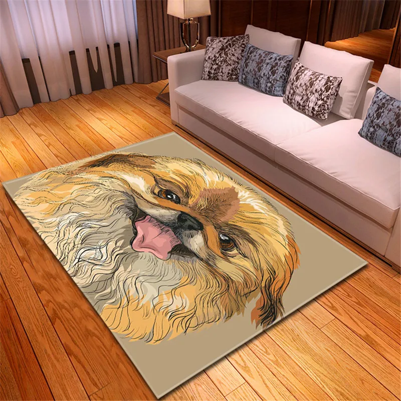 Fashion 3D cute dog living room bedside area carpet decoration corridor mat flannel non slip carpet
Fashion 3D cute dog living room bedside area carpet decoration corridor mat flannel non slip carpet
