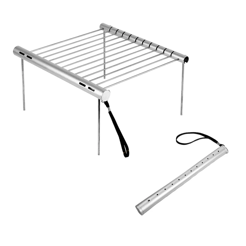 Portable Camping Grill Folding Compact Stainless Steel Charcoal Barbeque Grill For Picnic Backpacking Backyards Survival
Portable Camping Grill Folding Compact Stainless Steel Charcoal Barbeque Grill For Picnic Backpacking Backyards Survival