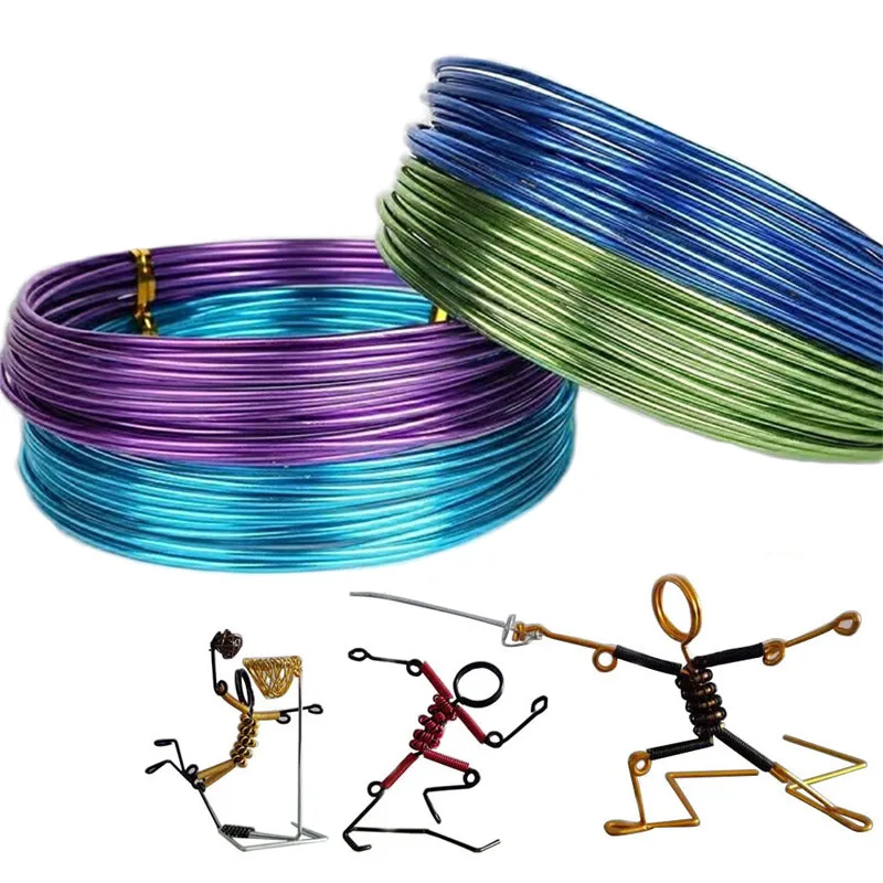 Craft Wire Ornaments For Bicycle Craft Accessories 1/1.5/2/2.5mm 12Colors 1PC Aluminium Wire Handicraft Soft Jewelry Cords
Craft Wire Ornaments For Bicycle Craft Accessories 1/1.5/2/2.5mm 12Colors 1PC Aluminium Wire Handicraft Soft Jewelry Cords