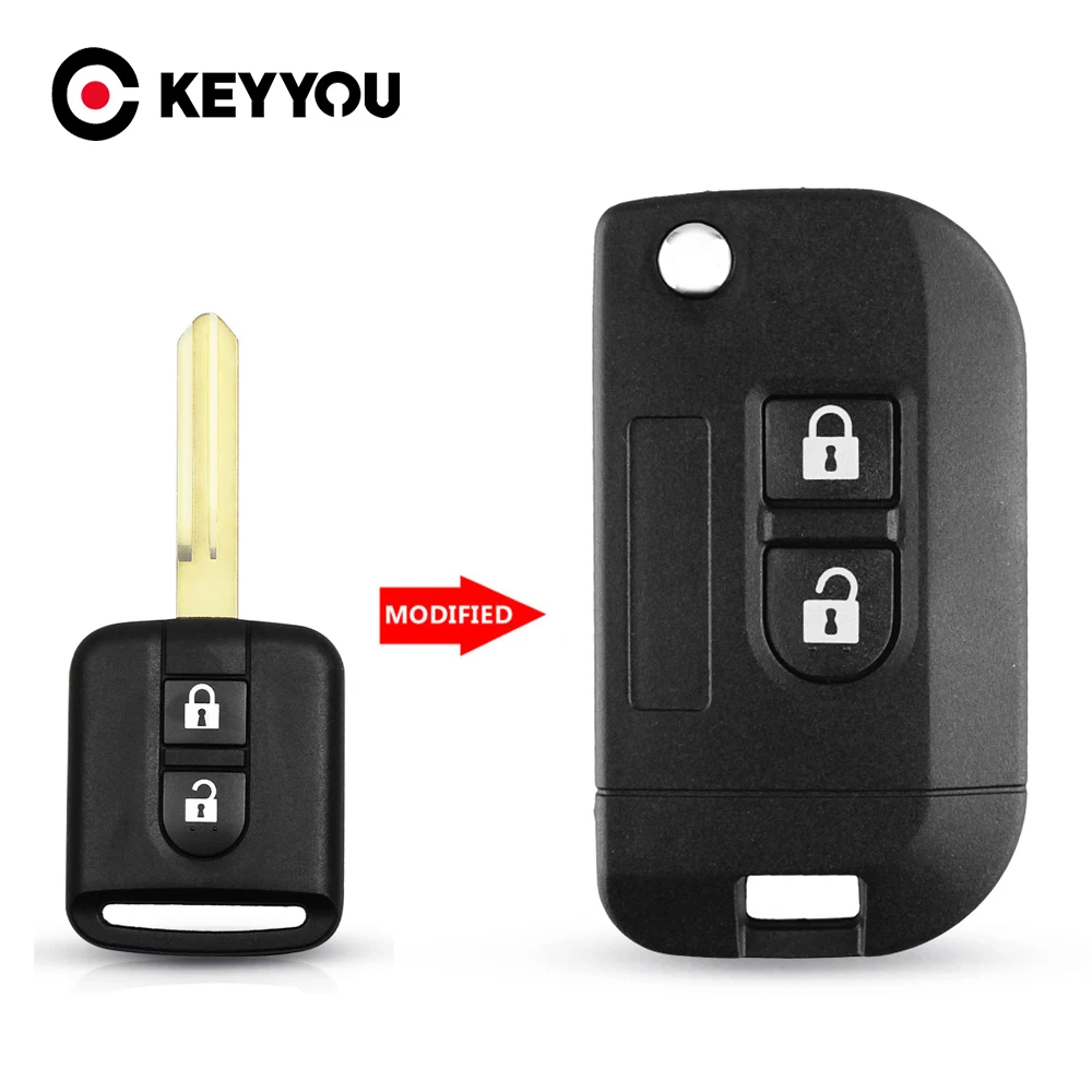 KEYYOU Modified Key Shell New Flip Car Key Shell For Nissan Qashqai Primera Micra Navara Almera Note Sunny 2 Buttons
KEYYOU Modified Key Shell New Flip Car Key Shell For Nissan Qashqai Primera Micra Navara Almera Note Sunny 2 Buttons