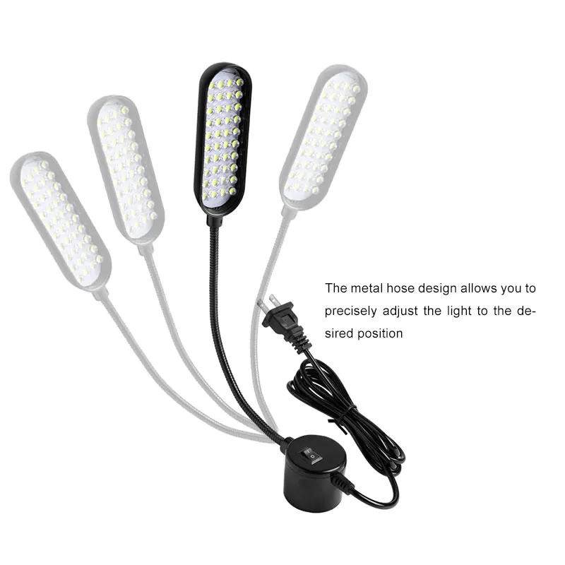 40Leds Two-Color/Monochrome Multi-Function Flexible Work Light Super Bright Sewing Machine Light For Workbench Lathe
40Leds Two-Color/Monochrome Multi-Function Flexible Work Light Super Bright Sewing Machine Light For Workbench Lathe