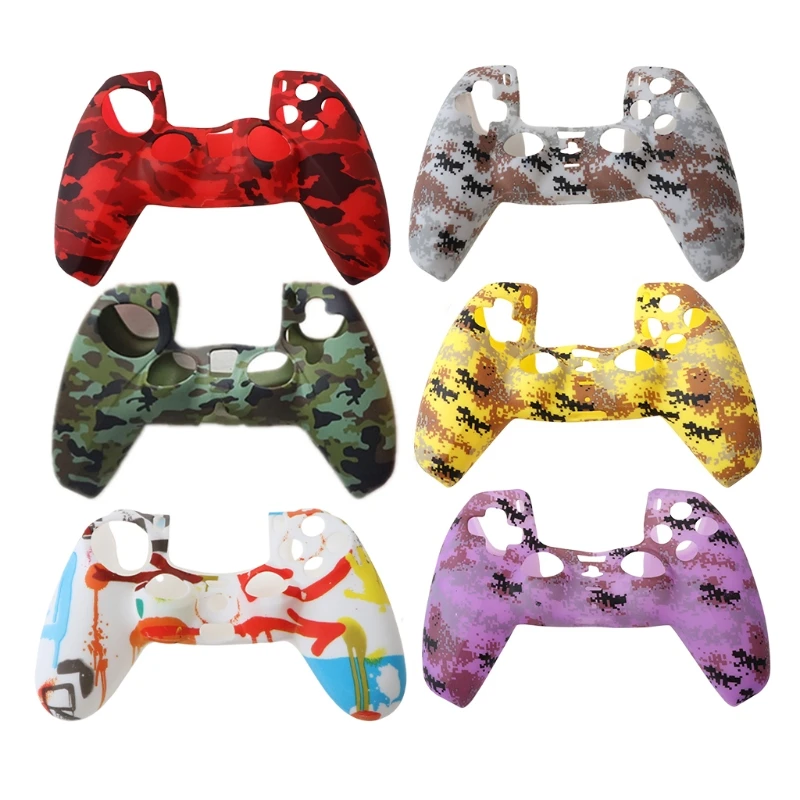 Colorful Handle Sleeve Silicone Case Dustproof Skin Protective Cover Anti-Slip for S-ony PlayStation PS5 Controller Game Accesso
Colorful Handle Sleeve Silicone Case Dustproof Skin Protective Cover Anti-Slip for S-ony PlayStation PS5 Controller Game Accesso