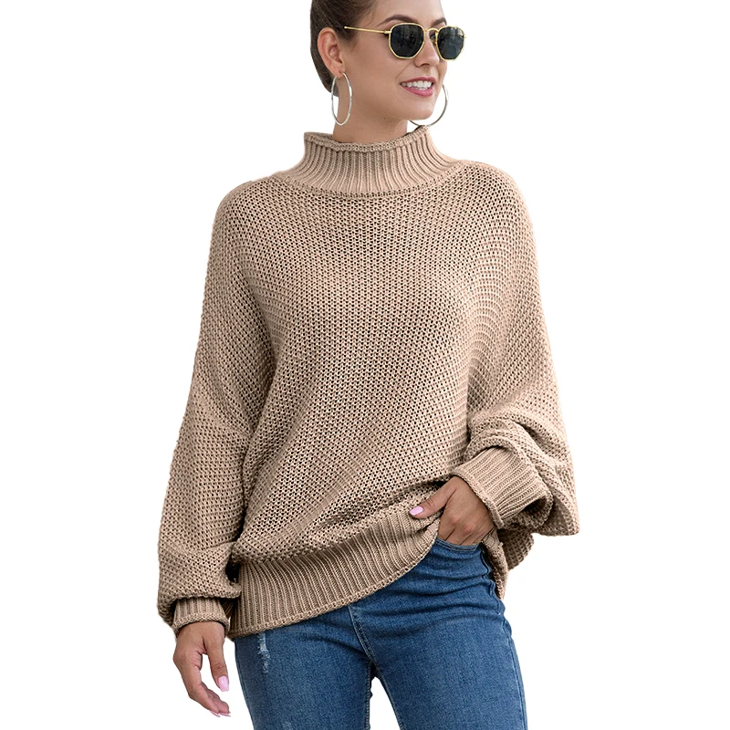 hirigin 2020 Womens Fashion Long-sleeved Sweater Personality Solid Color Oversized Round Neck Top
hirigin 2020 Womens Fashion Long-sleeved Sweater Personality Solid Color Oversized Round Neck Top