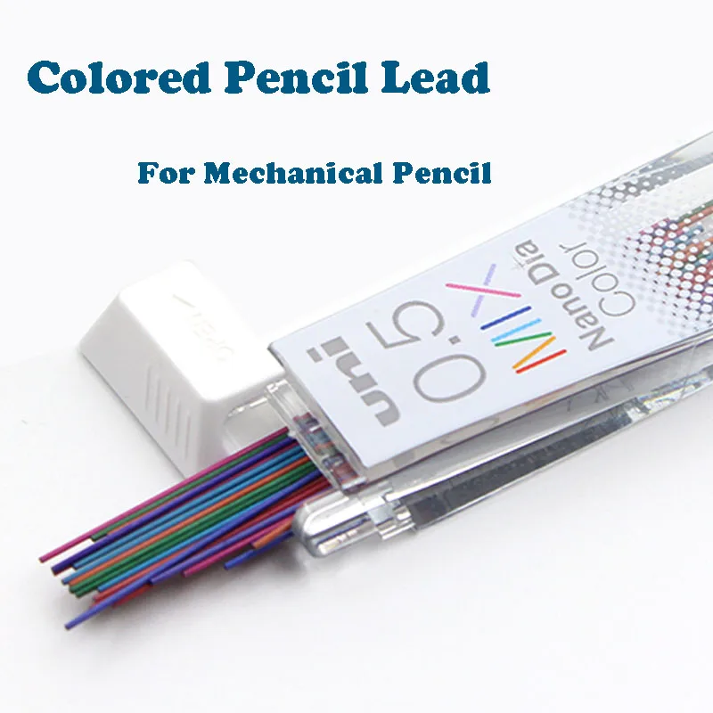 Colored Lead Refill 0.5mm HB Mechanical Pencils Erasable Color Pencil Lead Children Drewing Decoration School Office Stationary
Colored Lead Refill 0.5mm HB Mechanical Pencils Erasable Color Pencil Lead Children Drewing Decoration School Office Stationary