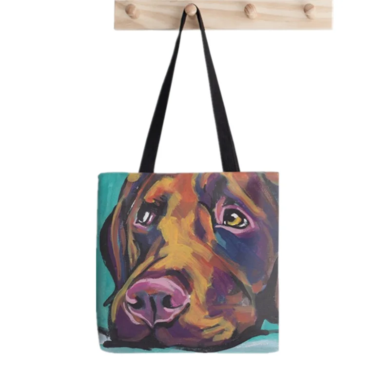 Shopper Labrador Retriever Dog Printed Tote Bag women Harajuku shopper handbag girl Shoulder shopping bag Lady Canvas Bag
Shopper Labrador Retriever Dog Printed Tote Bag women Harajuku shopper handbag girl Shoulder shopping bag Lady Canvas Bag