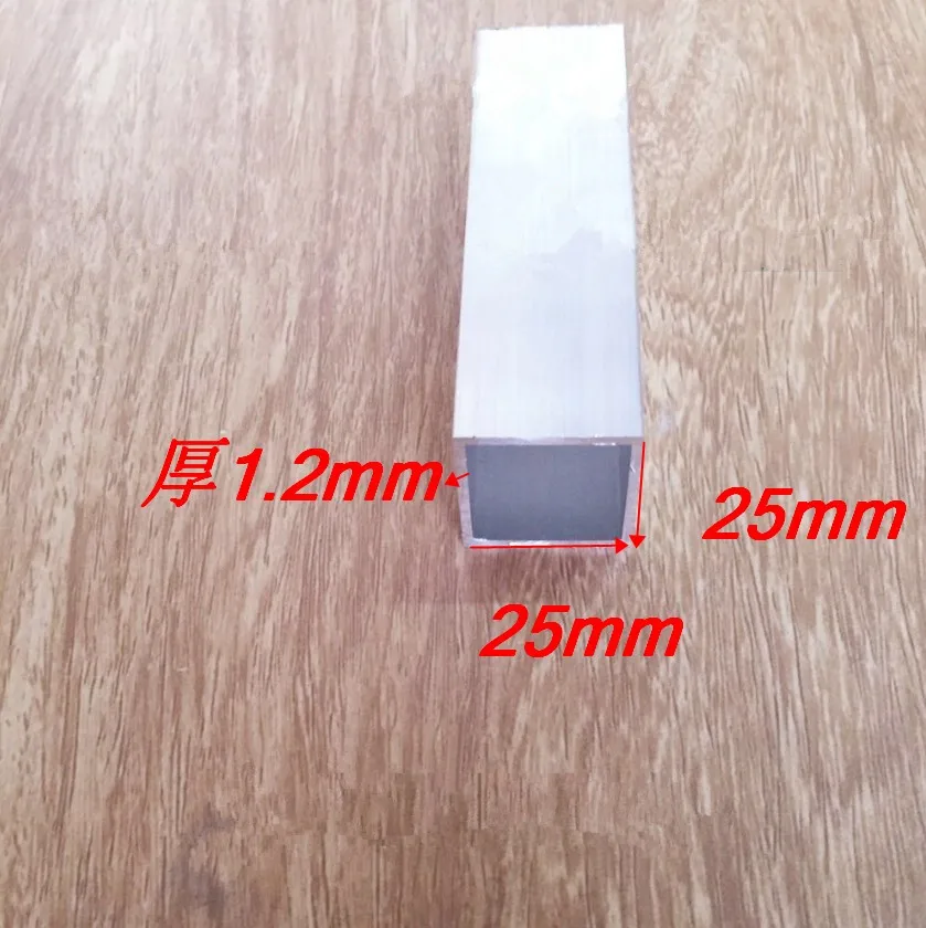 Aluminum square tube 25mmx25mm thickness 1.2mm length 200mm diy model support aluminium profile 1pcs
Aluminum square tube 25mmx25mm thickness 1.2mm length 200mm diy model support aluminium profile 1pcs