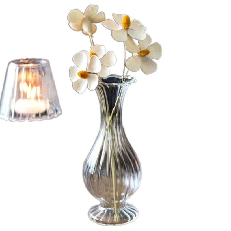 Glass Vase Home Decor Crystal Tabletop Decoration Room Accessories Hydroponic Containe
Glass Vase Home Decor Crystal Tabletop Decoration Room Accessories Hydroponic Containe