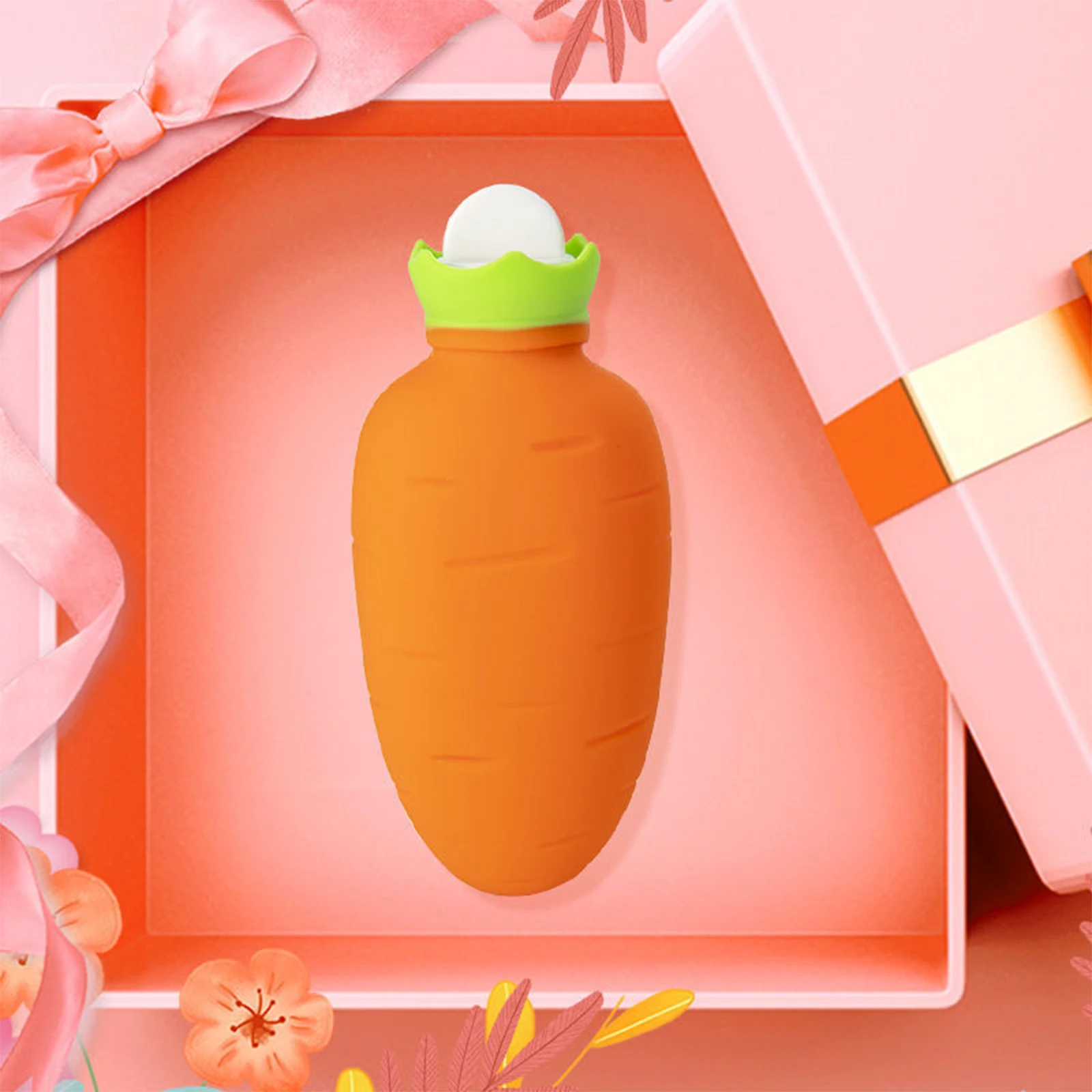 Hot Water Bag Mini Multipurpose Carrot Shaped Hot-Water Bottle Hand Warmer for Students Adults Orange/White
Hot Water Bag Mini Multipurpose Carrot Shaped Hot-Water Bottle Hand Warmer for Students Adults Orange/White