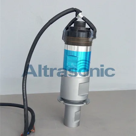 20khz High Power Ultrasonic Welding Transducer with Booster for Welding Machinery 
20khz High Power Ultrasonic Welding Transducer with Booster for Welding Machinery