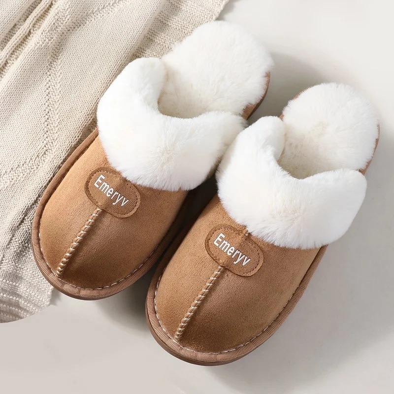 Women Fur Slippers Winter Warm Shoes Suede Plush House Indoor Outdoor Men Ladies Couples Cotton Memory Foam Zapatillas Mujer
Women Fur Slippers Winter Warm Shoes Suede Plush House Indoor Outdoor Men Ladies Couples Cotton Memory Foam Zapatillas Mujer