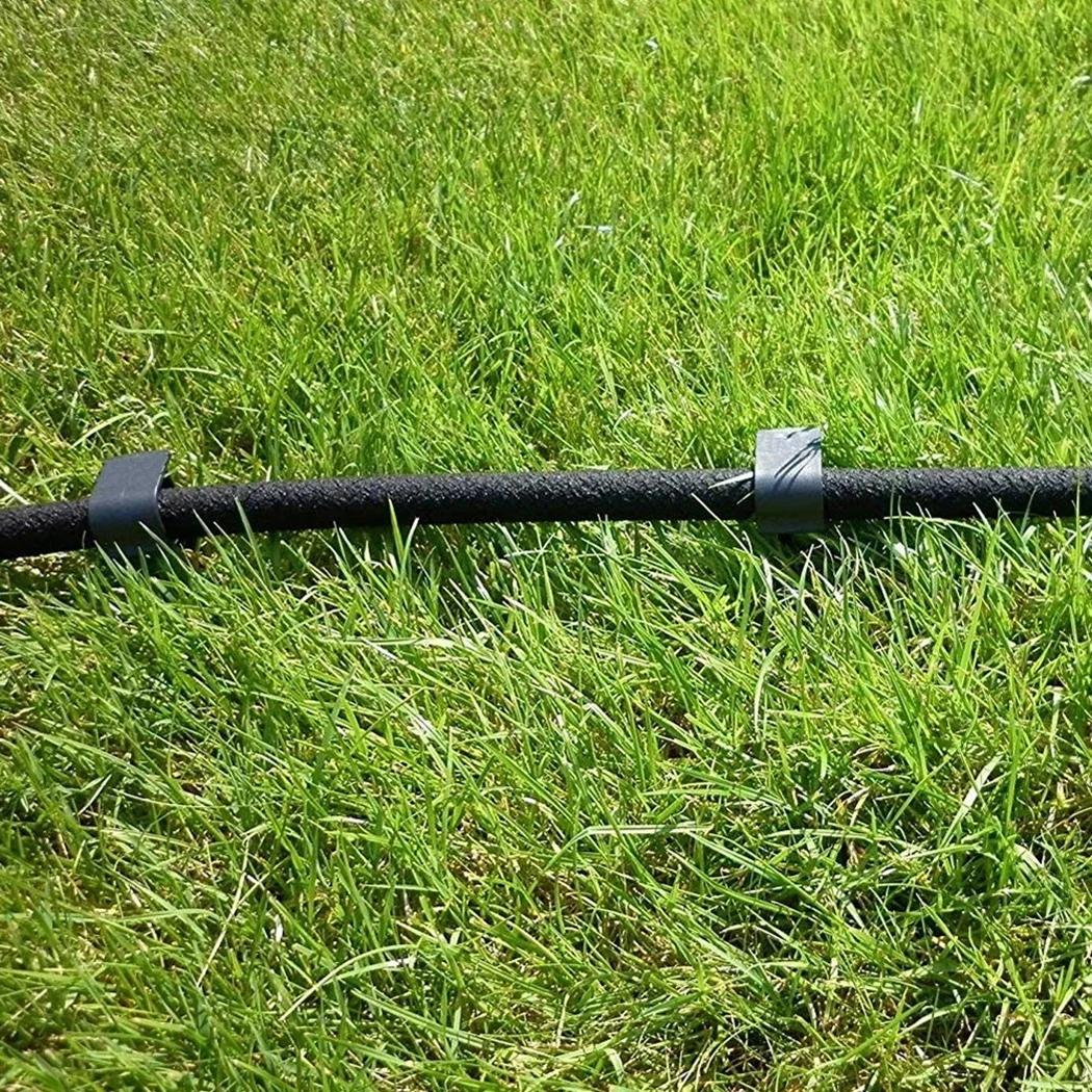Pipe Ground Stakes Irrigation Tube Holder Spikes Pegs Leaky Soaker Pack