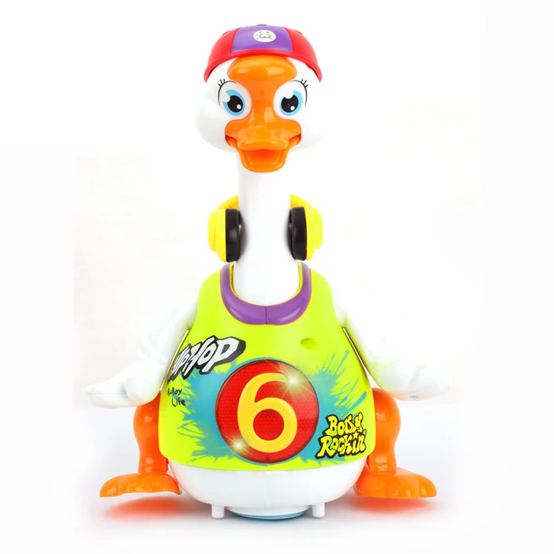 New Arrival Baby Toys Electric Hip Pop Dance Read & Tell Story & Interactive Swing Goose Kids Learning Educational Toys
New Arrival Baby Toys Electric Hip Pop Dance Read & Tell Story & Interactive Swing Goose Kids Learning Educational Toys