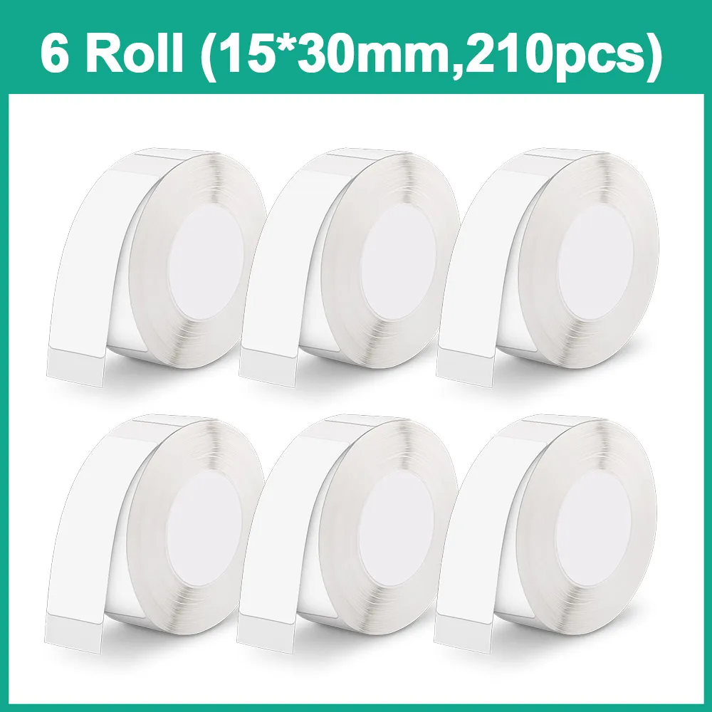 6 Roll Niimbot D11 Label Paper Sticker Self-Adhesive Niimbot D110 Printer D11 Stickers 15mm*30mm Classified Storage White Label
6 Roll Niimbot D11 Label Paper Sticker Self-Adhesive Niimbot D110 Printer D11 Stickers 15mm*30mm Classified Storage White Label