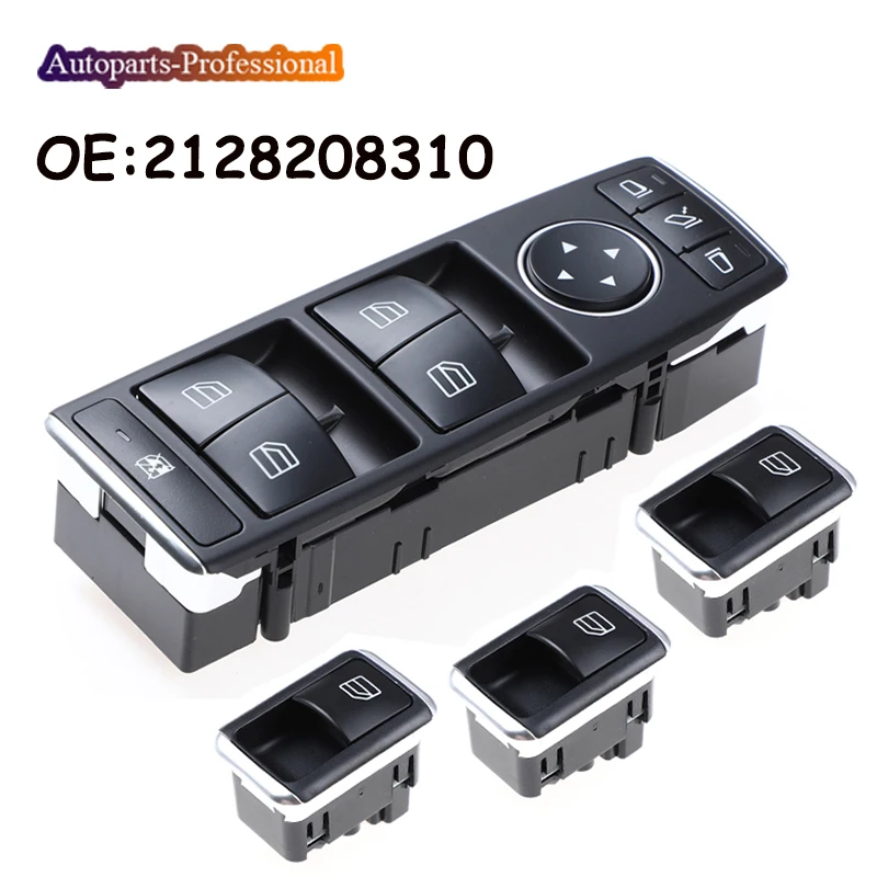 

New Electric Power Window Control Switch For Mercedes Benz W204 W212 C207 A207 C E Class X204 2128208310 2049058202 A2049058202