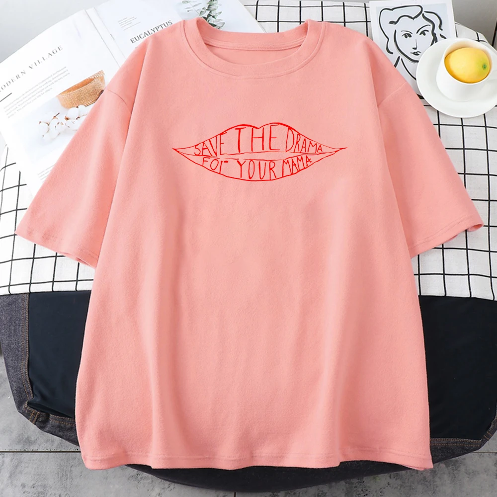 Save The Drama For Your Mama Prints Woman t-shirt Summer High Quality Top Comfortable Kawaii Tshirt Casual Brand T Shirts Women
Save The Drama For Your Mama Prints Woman t-shirt Summer High Quality Top Comfortable Kawaii Tshirt Casual Brand T Shirts Women