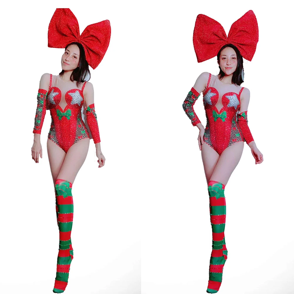 Christmas Rave Festival Skinny Stretch Women Bodysuits Evening Prom Celebrity Party Diamonds Costumes Singer Stage Dance Wear
Christmas Rave Festival Skinny Stretch Women Bodysuits Evening Prom Celebrity Party Diamonds Costumes Singer Stage Dance Wear