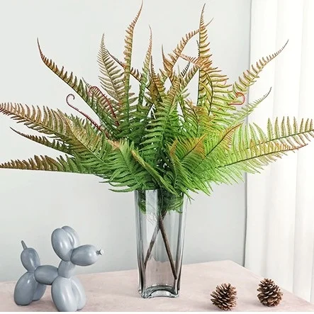 60cm Artificial Flower with 20 Fern Leaves, Long Fern Green Plants, Hedge Flower, DIY Home Decoration,Wedding Flower Arrangement
60cm Artificial Flower with 20 Fern Leaves, Long Fern Green Plants, Hedge Flower, DIY Home Decoration,Wedding Flower Arrangement