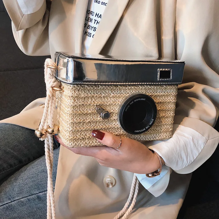 Emerald Small Bag Female New Straw Woven Camera Bag Chain Small Square Bag Woven Shoulder Messenger Bag
Emerald Small Bag Female New Straw Woven Camera Bag Chain Small Square Bag Woven Shoulder Messenger Bag