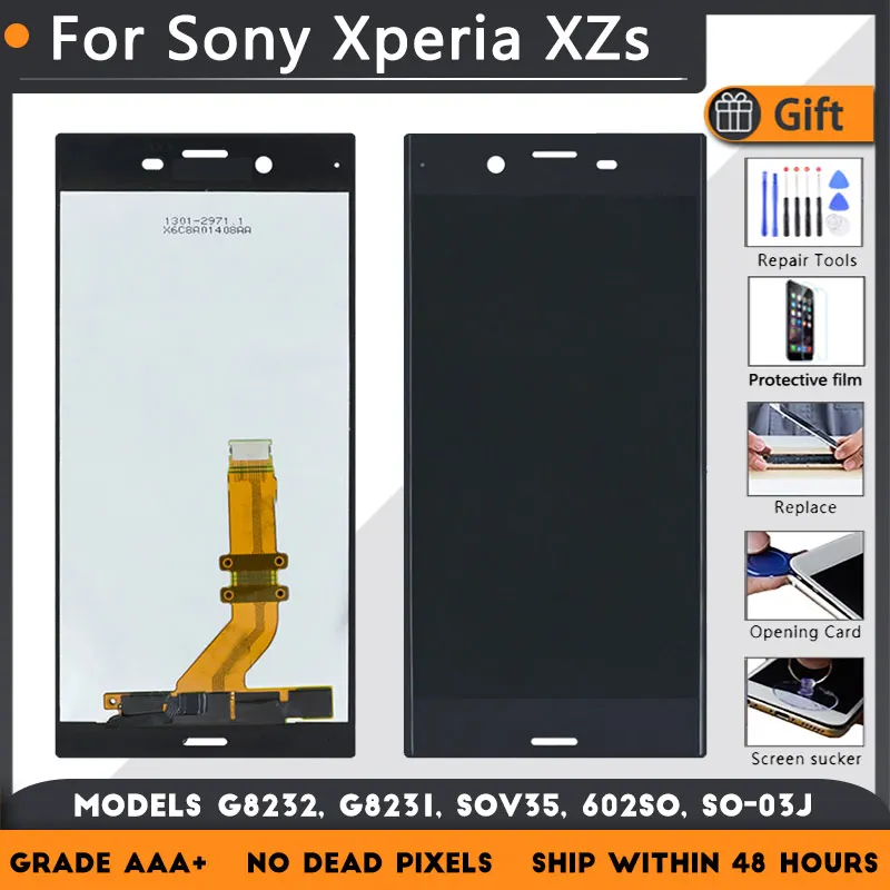 For Sony Xperia XZs G8232 G8231 SOV35 602SO SO-03J LCD screen assembly touch glass,With repair parts LCD Display Black Silver
For Sony Xperia XZs G8232 G8231 SOV35 602SO SO-03J LCD screen assembly touch glass,With repair parts LCD Display Black Silver