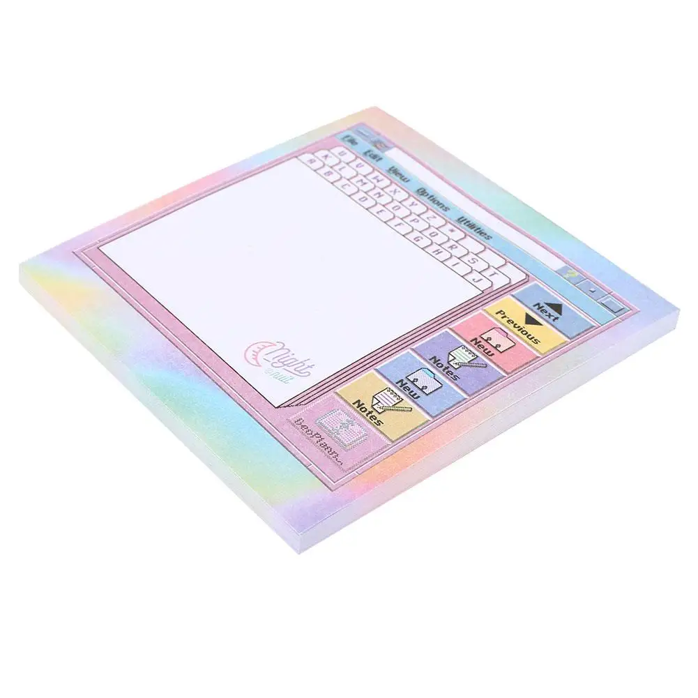 Notepad Lovely Creative Computer Multicolor Office Kids Memo Pad Paper Gift Notebook Notes
Notepad Lovely Creative Computer Multicolor Office Kids Memo Pad Paper Gift Notebook Notes