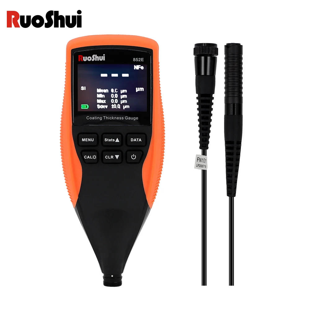 RuoShui 852 Thickness Gauge For Auto Car Paint Film Thickness Tester Measuring Instruments FE/NFE Manual Tool Galvanized Coating
RuoShui 852 Thickness Gauge For Auto Car Paint Film Thickness Tester Measuring Instruments FE/NFE Manual Tool Galvanized Coating