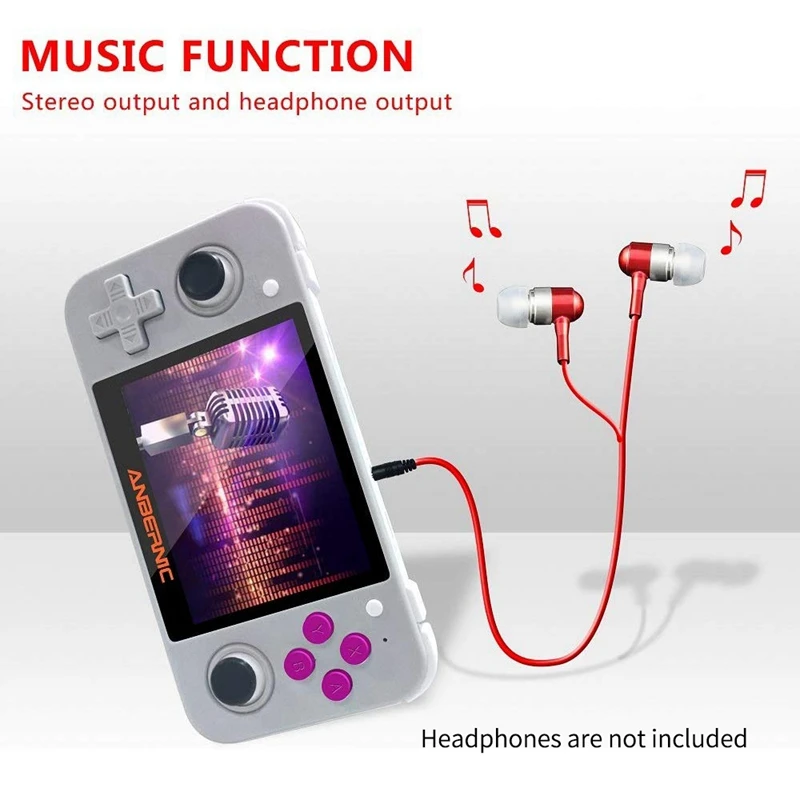 Handheld Game Console with 3.5Inch IPS Sn , Retro Game Console Portable Video Game Console (Gray + White)
Handheld Game Console with 3.5Inch IPS Sn , Retro Game Console Portable Video Game Console (Gray + White)