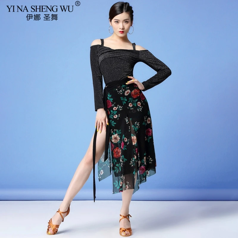 New Women Latin Dance Wear Sexy Latin Dance Dress 3-pieces Tops Skirt Shorts Salsa Samba Tango Flower Hip Scarf Ballroom Costume
New Women Latin Dance Wear Sexy Latin Dance Dress 3-pieces Tops Skirt Shorts Salsa Samba Tango Flower Hip Scarf Ballroom Costume