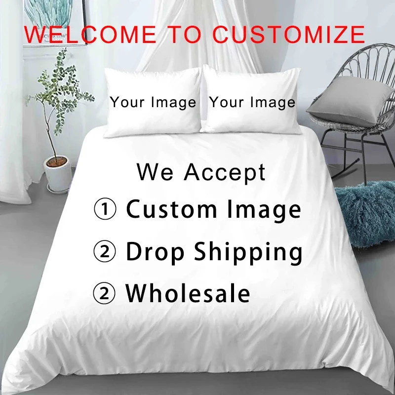 Customize Dropship Wholesale Duvet Cover Set Girls Boys Teens GIfts Bedroom Decor Bedding Set Soft Comforter Cover with Zipper
Customize Dropship Wholesale Duvet Cover Set Girls Boys Teens GIfts Bedroom Decor Bedding Set Soft Comforter Cover with Zipper