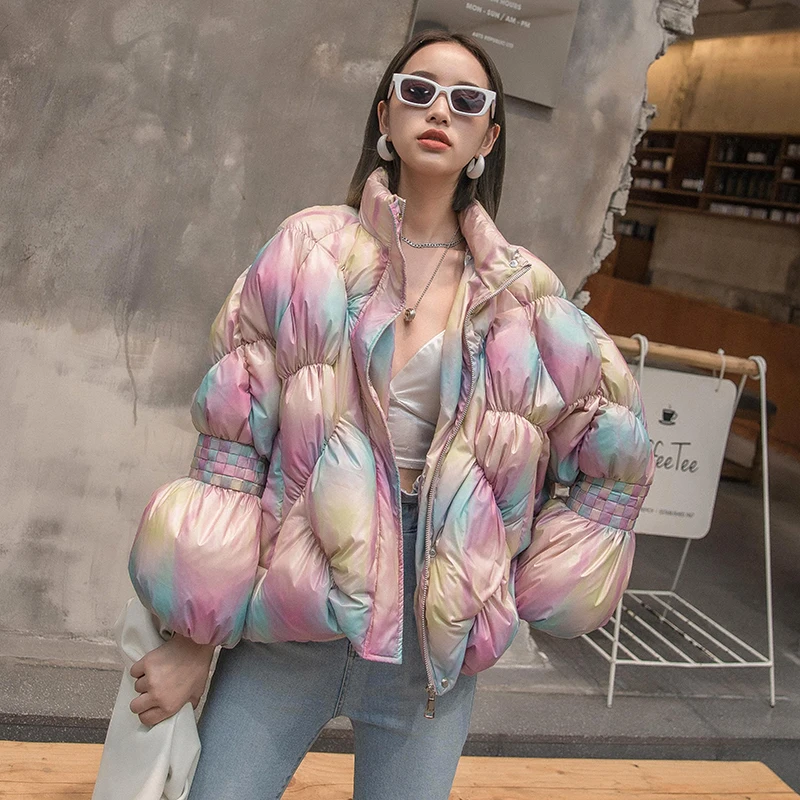 New Girls Rainbow Color Changing Blazer Design Fashion Winter Jacket Loosen High Street Ins.Pop. Live Show Program Coat Ins. Pop
New Girls Rainbow Color Changing Blazer Design Fashion Winter Jacket Loosen High Street Ins.Pop. Live Show Program Coat Ins. Pop