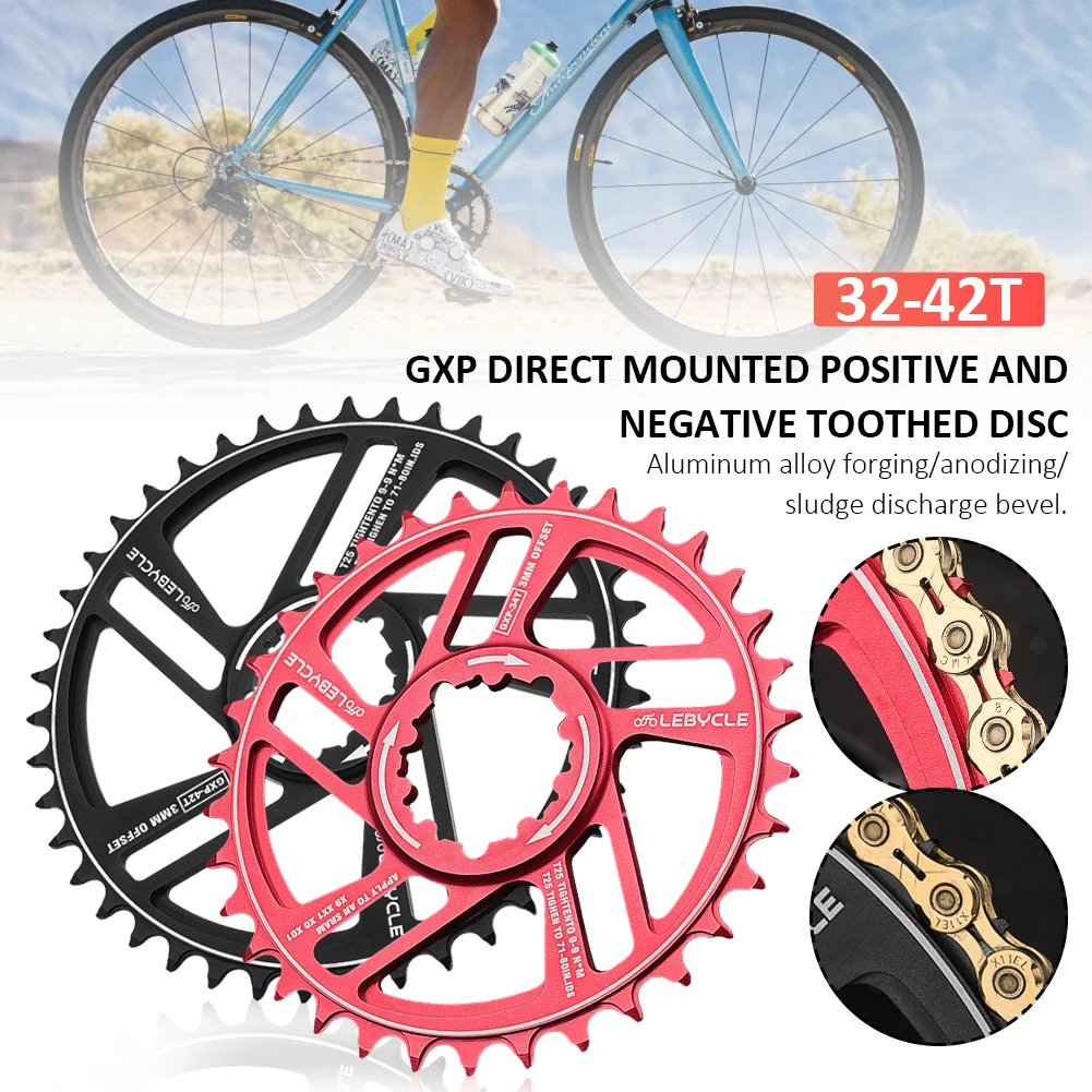 MTB Bike Positive and Negative Chainring 3mm Narrow Wide Chainring 32/34/36/38/40/42T Direct Mounting Chain Sprocket
MTB Bike Positive and Negative Chainring 3mm Narrow Wide Chainring 32/34/36/38/40/42T Direct Mounting Chain Sprocket