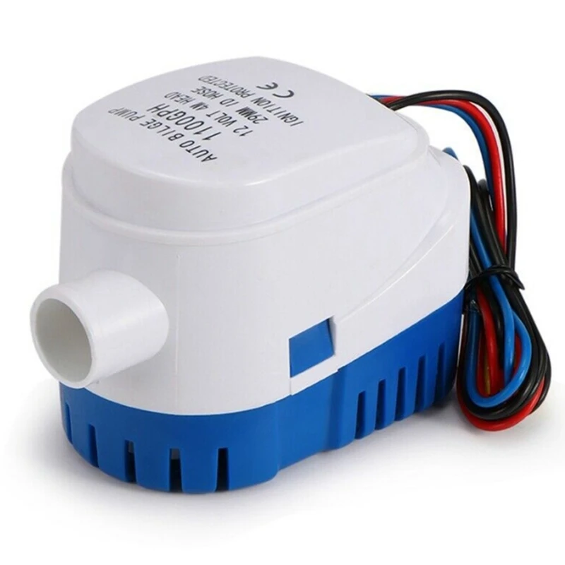 Automatic Submersible Boat Bilge Water Pump 12V Auto with Float Switch Outlet
Automatic Submersible Boat Bilge Water Pump 12V Auto with Float Switch Outlet