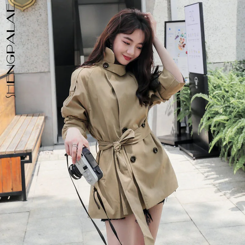 SHENGPALAE Fashion Streetwear Jacket Women Autumn 2021 Lapel Loose Double Breasted Long Sleeve Trench Coat Female Tide 5E3110
SHENGPALAE Fashion Streetwear Jacket Women Autumn 2021 Lapel Loose Double Breasted Long Sleeve Trench Coat Female Tide 5E3110