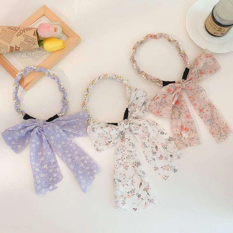 Fashion Flowers Print Bow Cloth Girls Elastic Hair Bands Long Ribbon Ponytail Scarf Hair Tie Women Scrunchies Hair Accessories
Fashion Flowers Print Bow Cloth Girls Elastic Hair Bands Long Ribbon Ponytail Scarf Hair Tie Women Scrunchies Hair Accessories