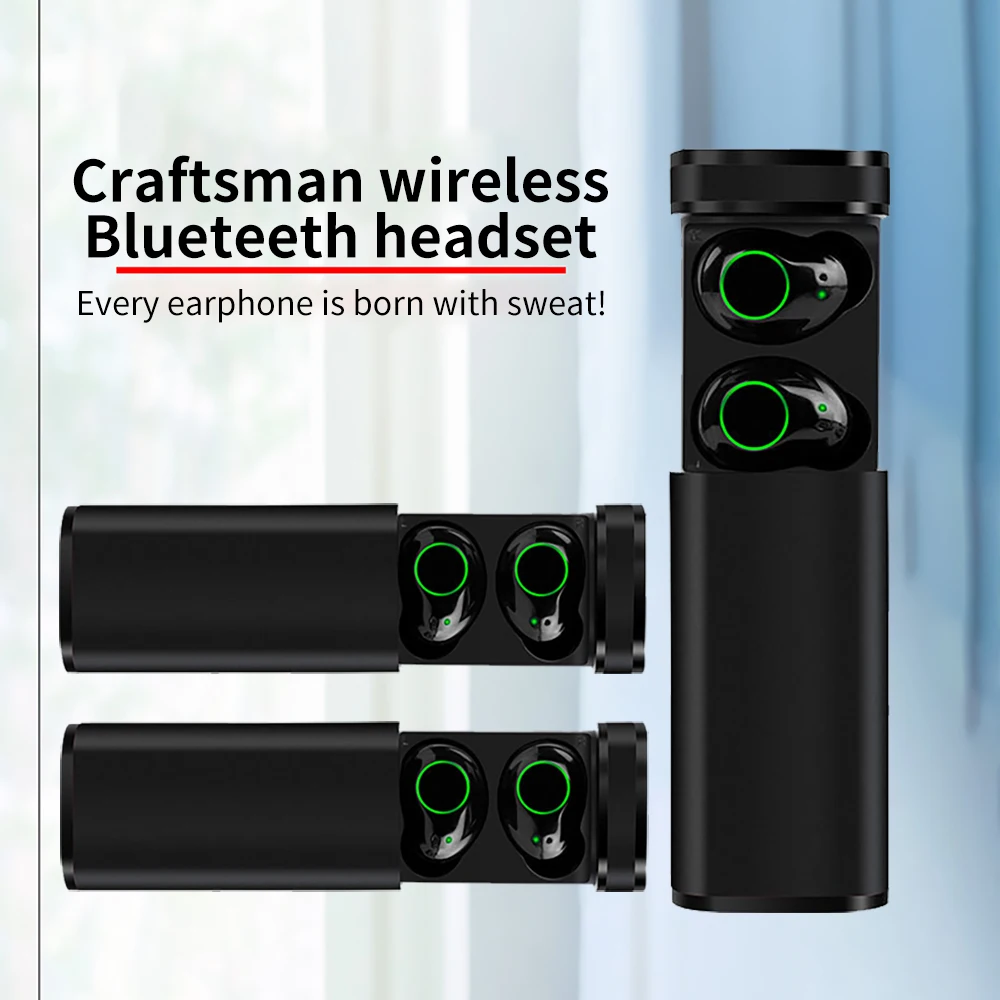 Waterproof Earpieces Sport Earbuds For Huawei Iphone OPPO Xiaomi TWS Music Headset Mini Wireless Headphone Bluetooth Earphones
Waterproof Earpieces Sport Earbuds For Huawei Iphone OPPO Xiaomi TWS Music Headset Mini Wireless Headphone Bluetooth Earphones