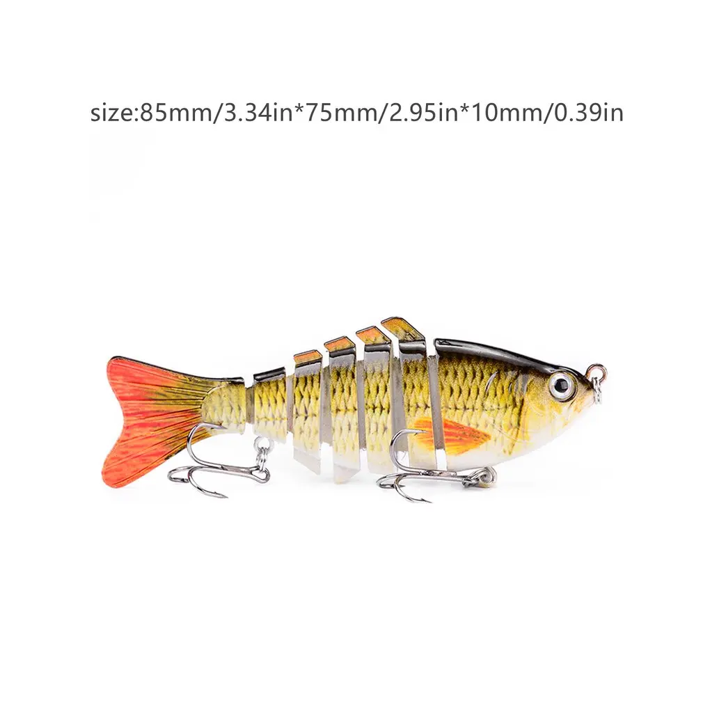 10cm 17g Sinking Wobblers Fishing Lures Multi Jointed Swimbait Hard Artificial Bait Pike/Bass Fishing Lure Crankbait 7 Segment
10cm 17g Sinking Wobblers Fishing Lures Multi Jointed Swimbait Hard Artificial Bait Pike/Bass Fishing Lure Crankbait 7 Segment
