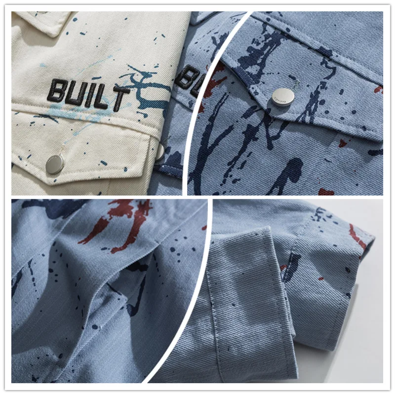 SEVEYFAN Paint Print Tooling Denim Jacket Men Loose Retro Personality Denim Jacket for Male
SEVEYFAN Paint Print Tooling Denim Jacket Men Loose Retro Personality Denim Jacket for Male