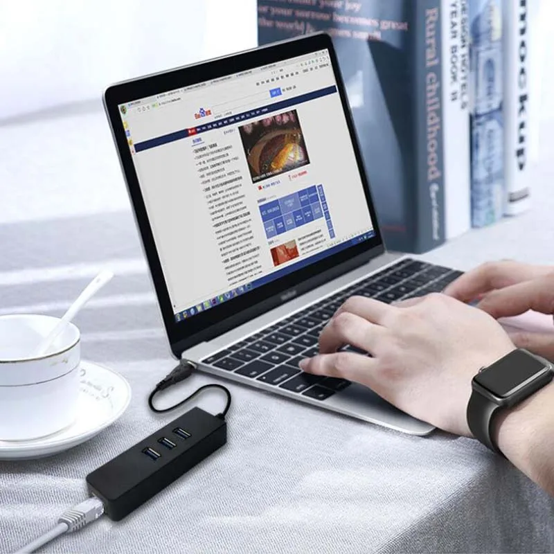 3 Порты и разъёмы USB 0 концентратор с Ethernet (usb-хаб Gigabit usb-хаб) Sup ing 10/100/1000 Мбит/с