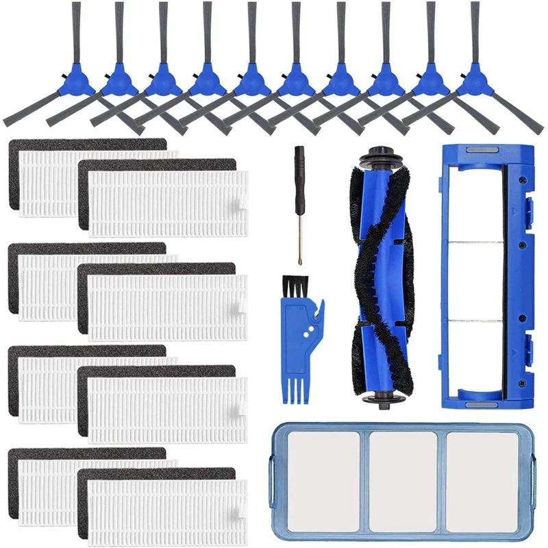 23 Pcs Replacement Parts Accessories Kit for Eufy RoboVac 11S 30 Vacuum Filters Side Brushes Filter Roller Brush Guard
23 Pcs Replacement Parts Accessories Kit for Eufy RoboVac 11S 30 Vacuum Filters Side Brushes Filter Roller Brush Guard