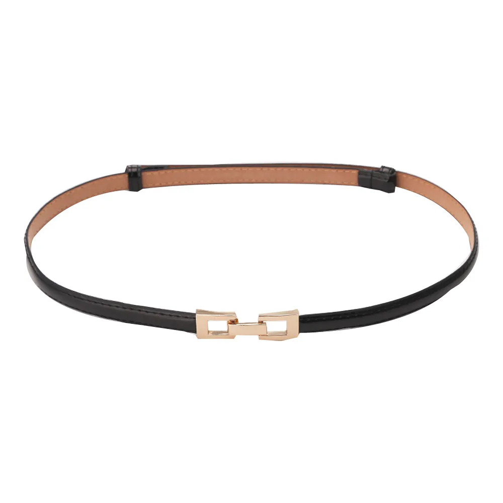 Belt Dress Simple Versatile Fashion Women Leather Belt Thin Skinny Metal Gold Elastic Buckle Waistband Belt Dress Accessories
Belt Dress Simple Versatile Fashion Women Leather Belt Thin Skinny Metal Gold Elastic Buckle Waistband Belt Dress Accessories