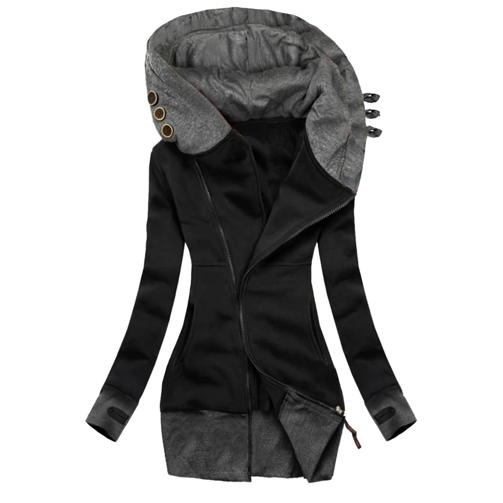 Women Thick Harajuku Sweatshirt Floral Print Jacket Hoodies Zipper Pocket Sweatshirt Long Sleeve Warm Soft Full Coat Ropa Mujer
Women Thick Harajuku Sweatshirt Floral Print Jacket Hoodies Zipper Pocket Sweatshirt Long Sleeve Warm Soft Full Coat Ropa Mujer