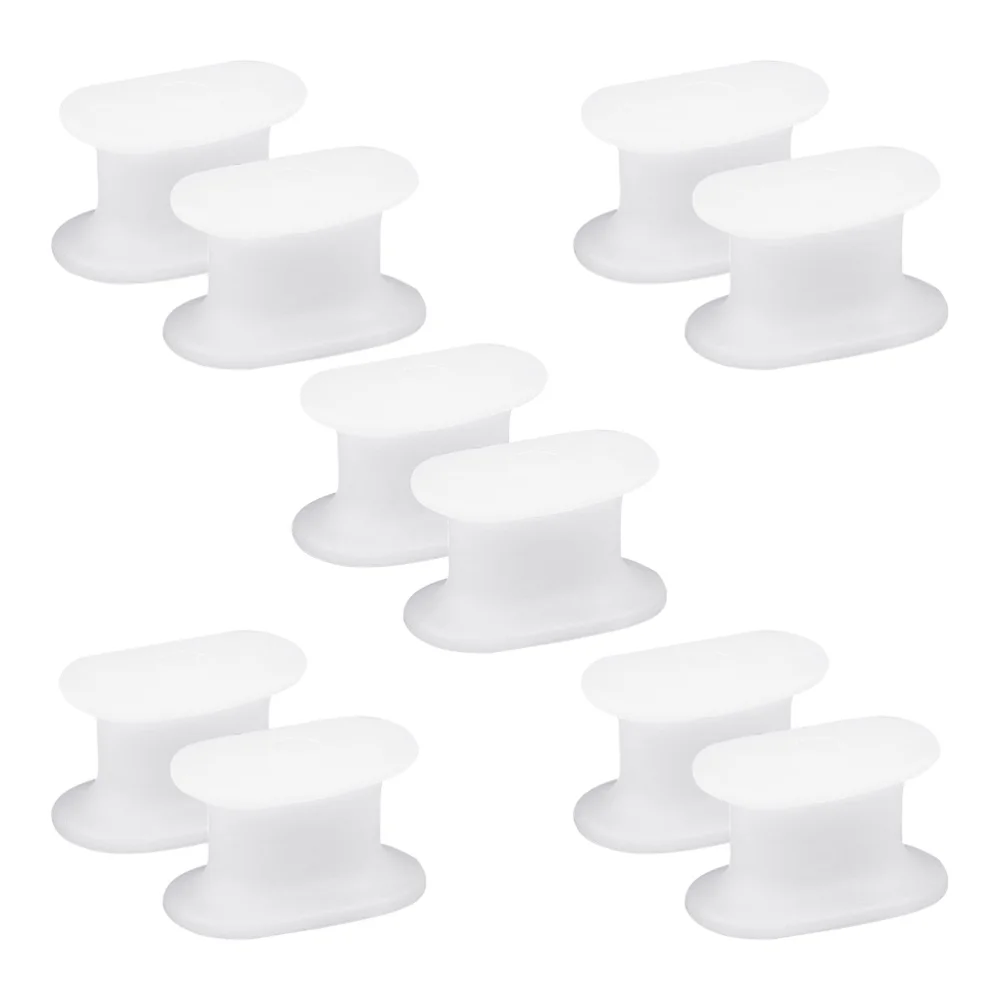 5 Pairs Overlapping Toe Isolation Pad Big Toe Varus Valgus Toe Corrector (White)
5 Pairs Overlapping Toe Isolation Pad Big Toe Varus Valgus Toe Corrector (White)