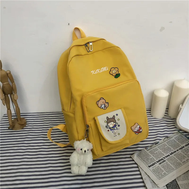 Female Korean Harajuku Student Fashion Schoolbag Small Fresh Multifunctional Backpack Cute Outdoor Travel All-Match Package 
Female Korean Harajuku Student Fashion Schoolbag Small Fresh Multifunctional Backpack Cute Outdoor Travel All-Match Package